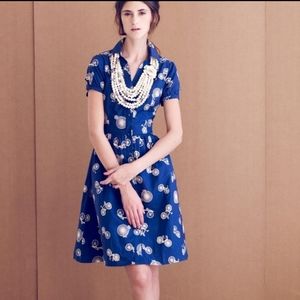 Anthropologie Porridge Two Wheeler Shirtdress- 8